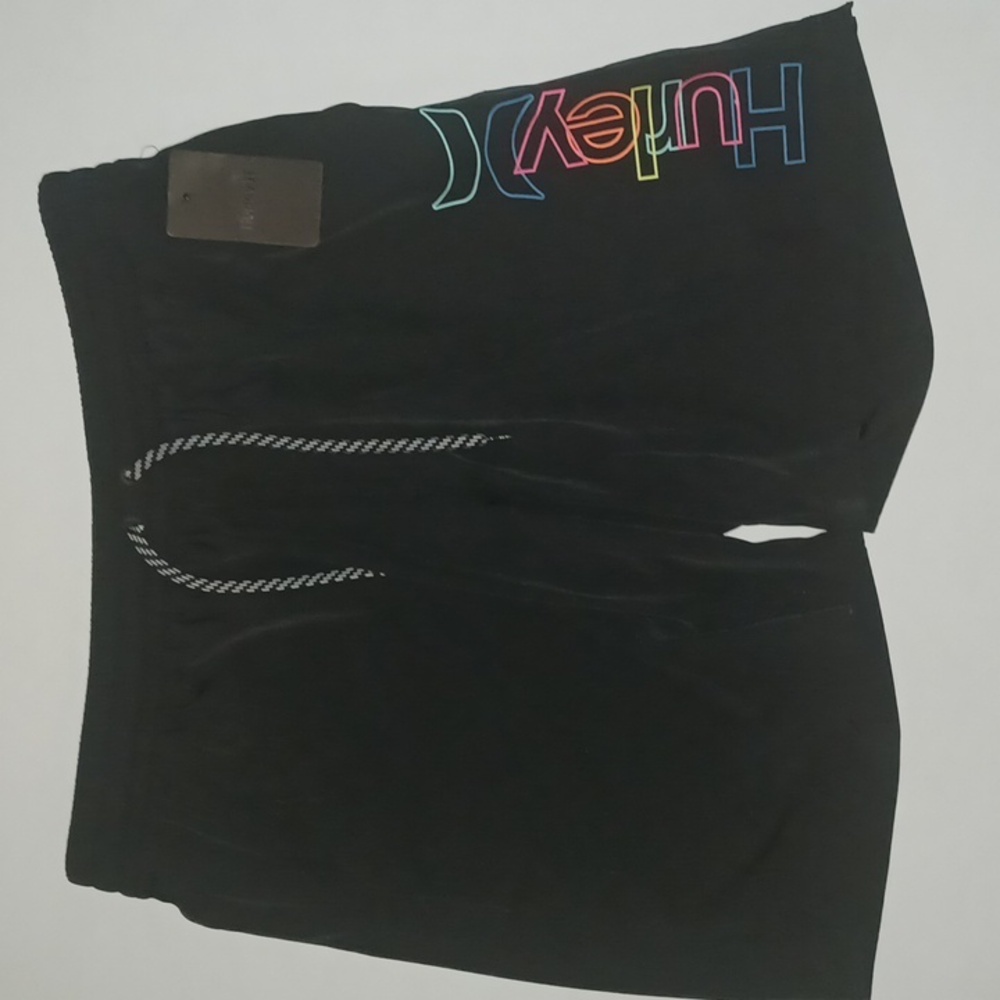 Hurley Volley Swim Trunks Color-Black XL NWT